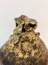 Load image into Gallery viewer, Hand Crafted Earthen Bulbous Shaped Art Vase/Decorative Object