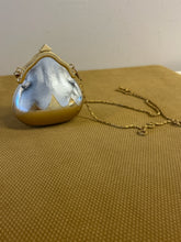 Load image into Gallery viewer, Art Deco Silver & Gold Purse with Gold Chain made in Hong Kong