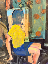 Load image into Gallery viewer, Original Oil "Model in Studio" I by James Hartman, signed