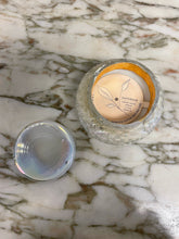 Load image into Gallery viewer, NEW Small Clove, Cedarwood, Lemon & Vanilla Candle with Textured Iridescent