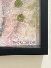 Load image into Gallery viewer, Hand Painted Infused Glass with Pencil Drawing of Marilyn Monroe by Chicago Artist Walter Fydryck, signed