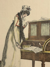 Load image into Gallery viewer, Vintage Print "Reponse au Billet" by Philibert-Louis Debucourt