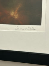 Load image into Gallery viewer, Original Pastel Giclee "Scarlet Passion Flowers" by Susan Willis, signed
