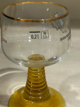 Load image into Gallery viewer, Six Vintage 100 Year Anniversary Rheinischer Verein Chicago Wine Glasses