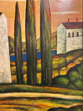 Load image into Gallery viewer, Wall Panel of Tuscany Scene, signed (II)