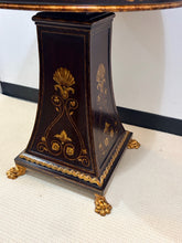 Load image into Gallery viewer, Round Ornate Occasional Table with Claw Feet & Lion Emblem