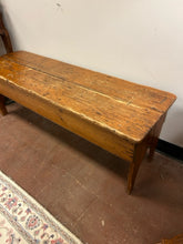 Load image into Gallery viewer, Vintage Pine Bench