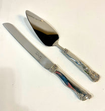 Load image into Gallery viewer, Stainless Steel Wedding Knife and Server Set from Sheffield England