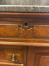 Load image into Gallery viewer, Vintage Marble Top Washstand