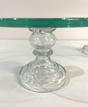 Load image into Gallery viewer, Double Pedestal Glass Dessert Stand