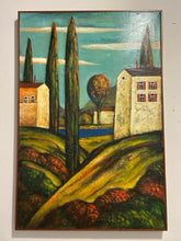 Load image into Gallery viewer, Wall Panel of Tuscany Scene, signed (I)