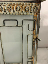 Load image into Gallery viewer, Pair of Green Patina Metal Pagoda Lanterns