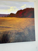 Load image into Gallery viewer, Hand Painted Canvas "Autumn Sky" by Rick River Man Brown, signed