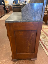 Load image into Gallery viewer, Vintage Marble Top Washstand
