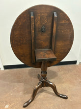 Load image into Gallery viewer, Vintage Mahogany Tilt-Top Table with Tripod Base & Cabriole Legs