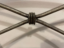 Load image into Gallery viewer, Vintage Medici Pewter Wrought Iron Counter Stools from Pier One