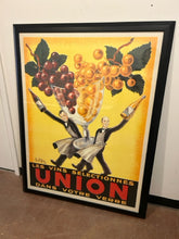 Load image into Gallery viewer, Vintage Reproduction "Les Vins Selectionnes" Framed Poster