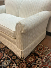 Load image into Gallery viewer, Two Cushion Cream Patterned Loveseat