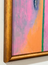 Load image into Gallery viewer, Original Acrylic Painting "Abstract in Pink" by Ian Baker Johnson, signed