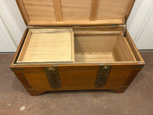 Load image into Gallery viewer, Chinese Camphor Wood Chest with Brass Fittings from Taipei