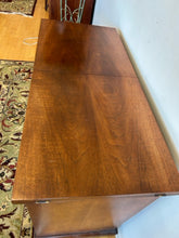 Load image into Gallery viewer, Georgian Banded Mahogany Flip Top Server on Wheels from Craig Furniture