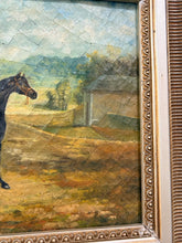 Load image into Gallery viewer, Original Oil, "Jack Spigot a Dark Bay Racehorse" by John Frederick Herring, signed