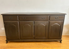 Load image into Gallery viewer, Custom Cherry Three Drawer, Two Cabinet Buffet