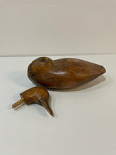 Load image into Gallery viewer, Hand Carved Wood Duck Decoy (Head Not Attached)