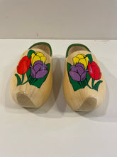 Load image into Gallery viewer, Pair of Floral Hand Painted Dutch Clogs
