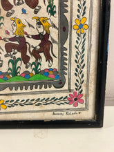 Load image into Gallery viewer, Framed Amate Painting on Amate Bark Paper by Felix Venancio R., signed