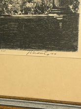 Load image into Gallery viewer, Framed Etching of St. Vitus Church Belvedere, Prague, signed