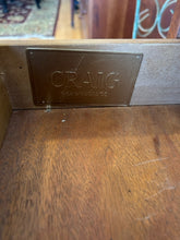 Load image into Gallery viewer, Georgian Banded Mahogany Flip Top Server on Wheels from Craig Furniture