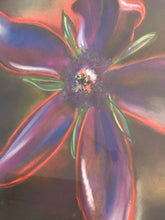 Load image into Gallery viewer, Original Giclee "Blue Flower" by Susan Willis, signed & numbered