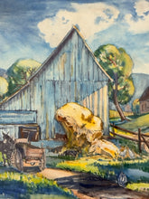 Load image into Gallery viewer, Original Watercolor "Folk Art" by Betty Wilder Eddy