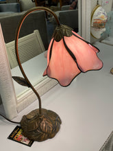 Load image into Gallery viewer, Tiffany Style Pink Flower Petal Lamp