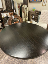 Load image into Gallery viewer, Hallam Metal Base Dining Table with Round Wood Top from Bernhardt Furniture