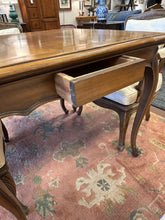 Load image into Gallery viewer, French Provincial Style Game Table with Four Cane Back Armchairs