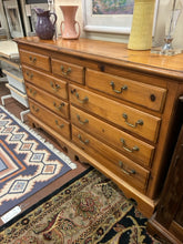 Load image into Gallery viewer, Nine Drawer Knotty Pine Dresser from Thomasville