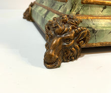 Load image into Gallery viewer, Hollywood Regency Faux Marble Decorative Box from Castilian Imports