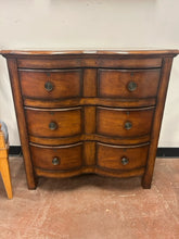 Load image into Gallery viewer, Curved Front Three Drawer Entry Chest/Dresser from Hooker
