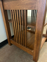 Load image into Gallery viewer, Mission Style Printer Stand/End Table