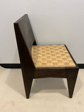 Load image into Gallery viewer, Four Vintage MCM Wood Chairs with Woven Rush Seats
