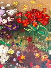 Load image into Gallery viewer, Framed & Linen Matted "Daydream" Floral Giclee Print by Alexa Koury