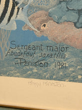 Load image into Gallery viewer, Framed Print "Sergeant Major" by Peggy Peniston, signed & numbered