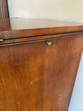Load image into Gallery viewer, Georgian Banded Mahogany Flip Top Server on Wheels from Craig Furniture