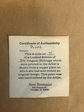 Load image into Gallery viewer, Original Etching "Prunus Domestica" by Anne Stromquist, signed & numbered