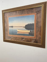 Load image into Gallery viewer, Framed Print of Row Boat on Calm Water