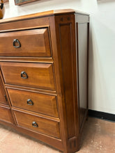 Load image into Gallery viewer, Ten Drawer Lowboy Dresser with Middle Cabinet from Thomasville Furniture
