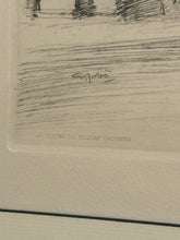 Load image into Gallery viewer, Framed Copper Engraving "La Tombe du Soldat Inconnu," signed & stamped