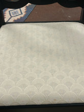 Load image into Gallery viewer, Black Painted Dining Room Table, 4 Upholstered Side Chairs & Two Wood Framed Head Chairs with Three 11" Leaves